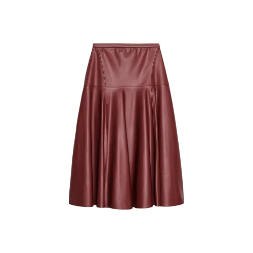 ZARA ZW Series Кожа Длинная Юбка Женская