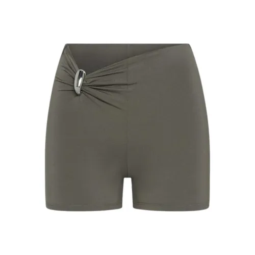 Khy x GRACE LING GRACE LING Коллаборация FW25 Pierced Мини Короткие Повседневные Шорты Женские