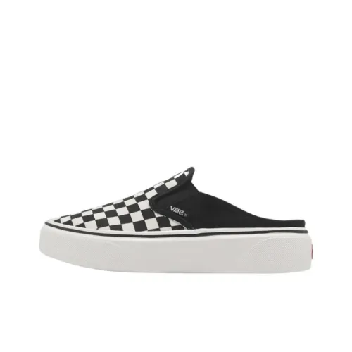 Vans Slip On Домашние тапочки Мужской Черный Белый