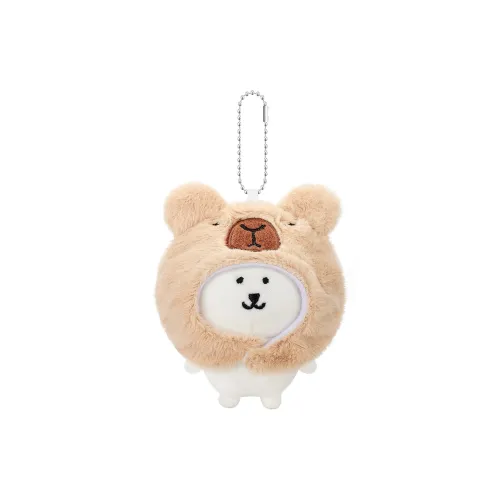 Дружба Joke Bear and Friends Collection Transforming Capybara Badge Plush Toy Plush Pendant 10 см Высота