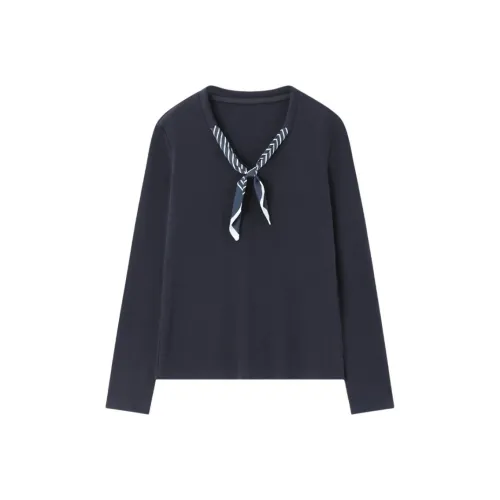 IHIMI Темно-синие женские футболки T