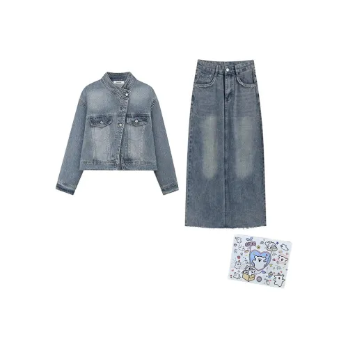 MARIE·COCO Куртка+Юбка Женские Комплекты с юбкой