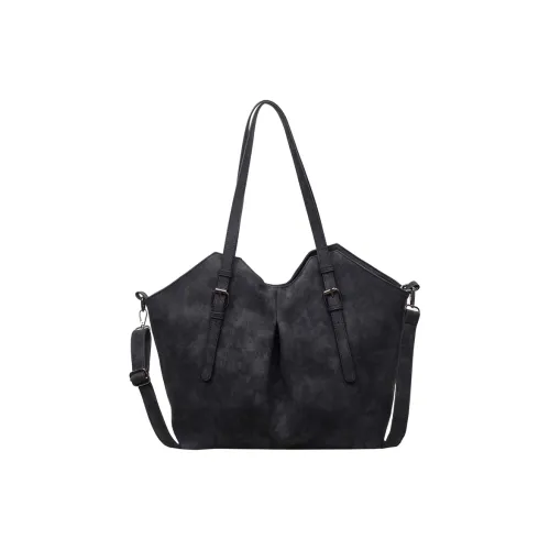 Meow In The Grass ПУ (полиуретан) Сумка-тоут Сумка через плечо Женская Черная Хаки Зеленая