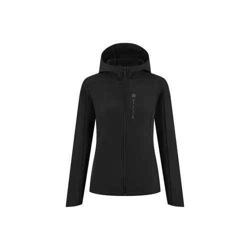 BMAI Мягкая оболочка куртка V5 Женская Ночной черный