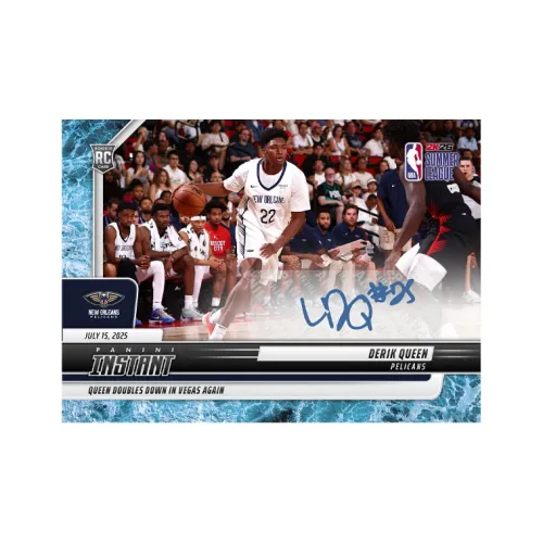 PANINI 2025 26 Баскетбол NBA INSTANT Derek Quinn Вода Спортивные карты 1 шт