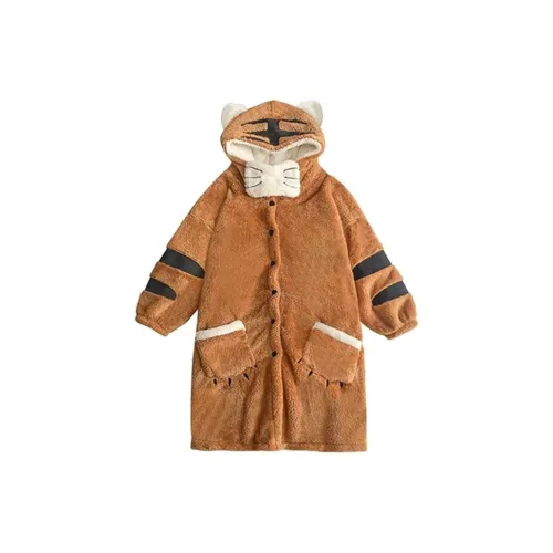 MEIJIAO Тигр Сон Халат Женские Банные халаты