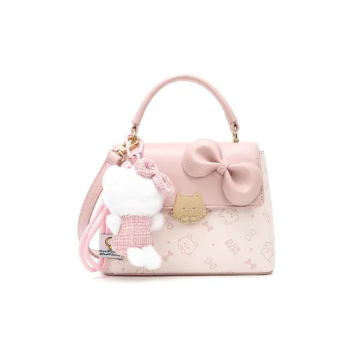 DIFFERENT FACES ПУ (полиуретан) Сумка Стандартная Женская Светло-Розовая