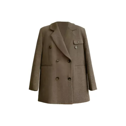 ADXKM Кофе Женские Бархатные Куртки