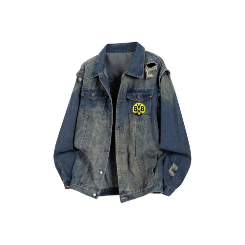 PULUSHIDUOTEMENGDE Denim Jacket Unisex