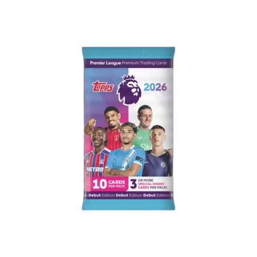 Topps 2025 26 Футбол Премьер-лига Игрок Карточки Коллекционная Спортивная Карты Одиночная Упаковка Цельная Коробка