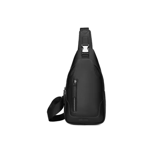 MEXICAN Сумка через плечо из коровьей кожи сумка-банан сумка-слинг стандартная мужская черная