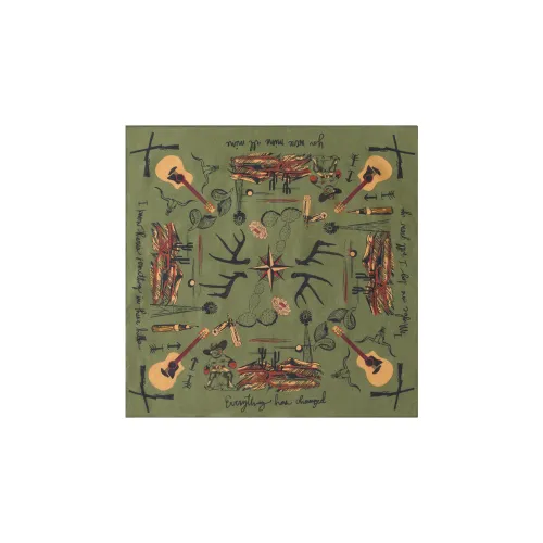 GUNTANGSHIGUANG Хлопок Квадратный Шарф Обертка для головы Шаль Унисекс