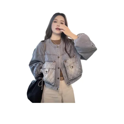 REMOULD Светло-синие Женские Джинсовые Куртки