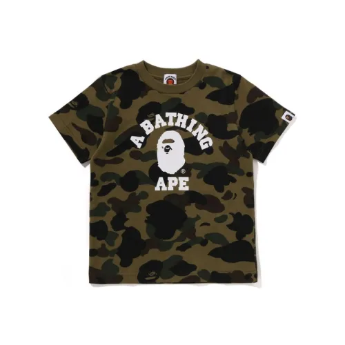 A BATHING APE T-рубашка FW25 для детей в возрасте 3-7 лет