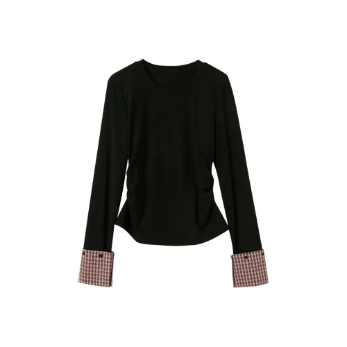 3COLOUR Классический черный Женские T-рубашки