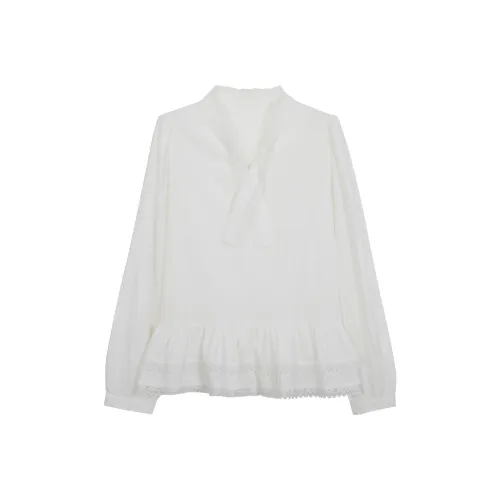 XIAOLIZI Белый Унисекс Рубашки