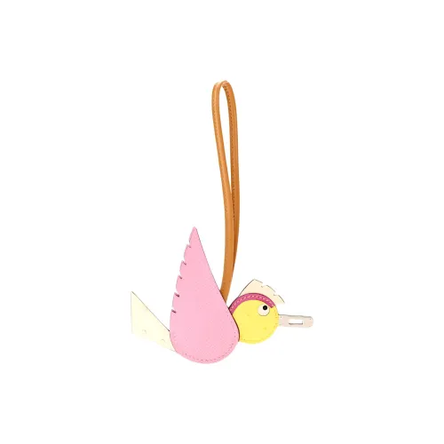 HERMES Birdy Эпсомская кожа Сумка Аксессуар Унисекс Мулан Розовый Гибискус Фиолетовый Лимон