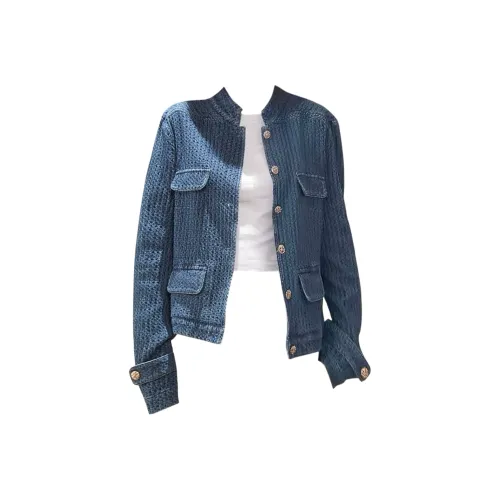 JOPPTI Синий Женские Джинсовые Куртки