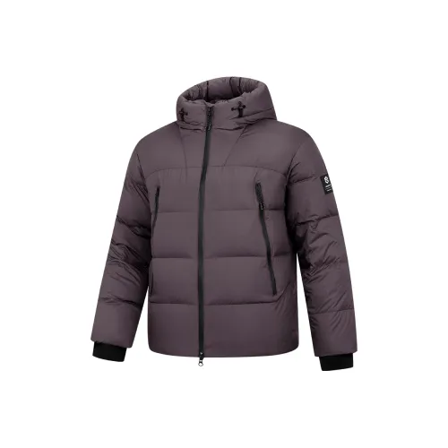 QIAODAN Ancient Ding Фиолетовый Мужской Пуховик