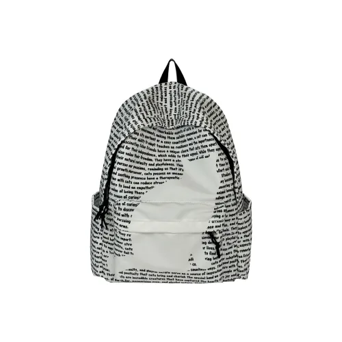 CREAM BEAR Oxford Рюкзак Стандартный Подростки Белый Красный Черный