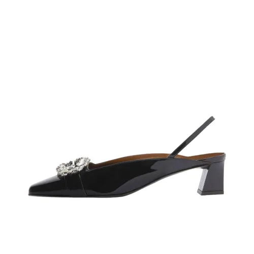 Giuseppe Zanotti GZ Грубый каблук Высокие каблуки Женские Черный