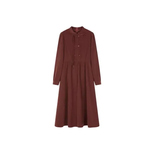 AFGGD Длинное платье с длинными рукавами женское