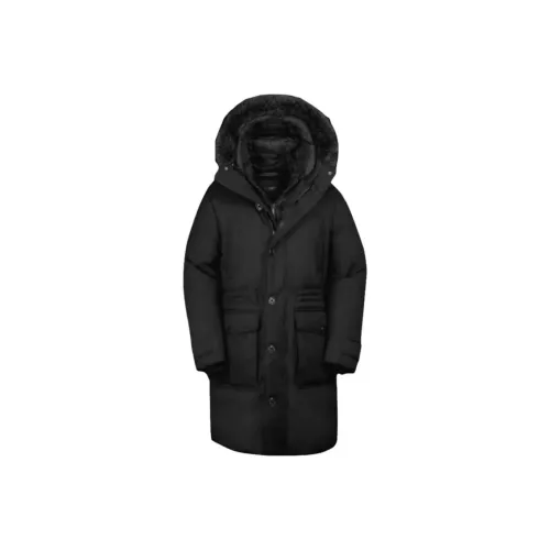 Moorer Черный Мужской Пуховик