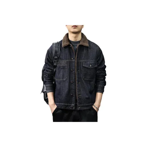 QIANJINNIU Мужские Джинсовые Куртки