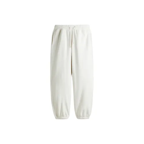 H M Белые Мужские Вязаные Спортивные Штаны