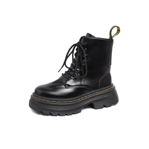 Wuji Короткий Передний Кружево Вверх Ботинки для Женщин