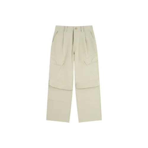 OCCUPY Light Apricot Unisex Cargo Pants OCCUPY Светло-абрикосовые унисекс карго-брюки