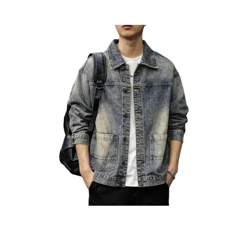 QIANJINNIU Мужские Джинсовые Куртки