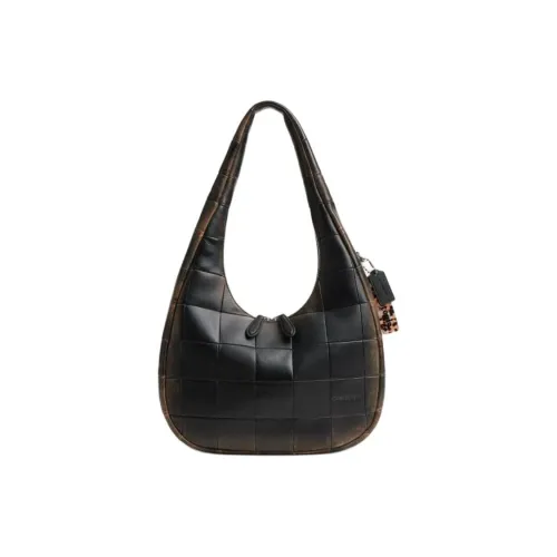 COACH Коровья кожа Сумка через плечо Большая Женская Умбра