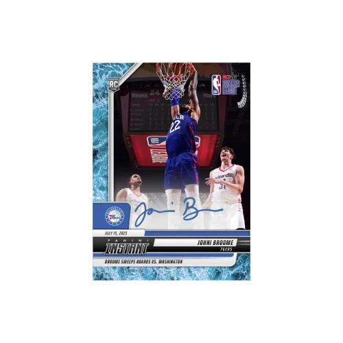 PANINI 2025 26 Баскетбол NBA INSTANT Джонни Bloom Вода Спортивные карты 1 шт