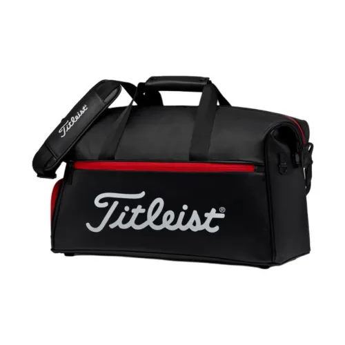 TITLEIST Полиэстер Бостон Сумка Сумка Унисекс Черный Красный