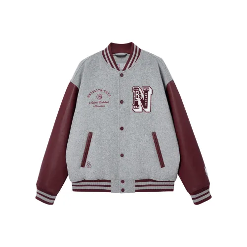 JACK JONES· Джек JONES X NBA Co Брендированный Brooklyn Nets Шерстяной Куртка Мужской