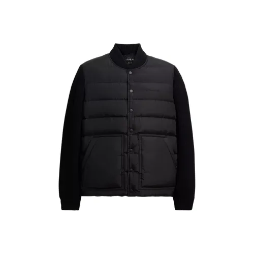 COACH Черный мужской пуховик