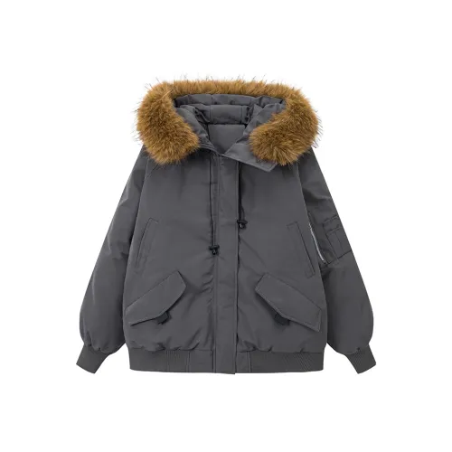 ONNFB Серый Женский пуховик