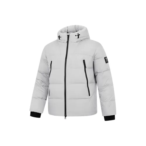 QIAODAN Пуховик Мужской Кролик Серый