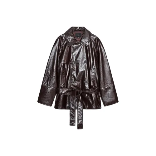 ZARA Темный Бордовый Женский Куртки