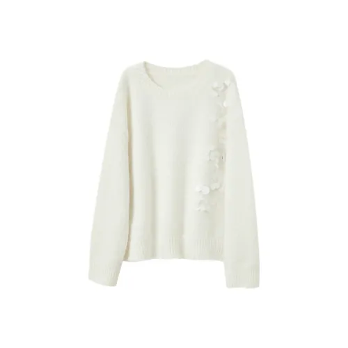 3COLOUR Ecru Женская Трикотаж