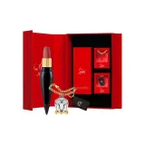 Трехкомпонентный комплект: Мягкий матовый блеск для губ #013M 3,8 г + короткая цепочка + черная сумка