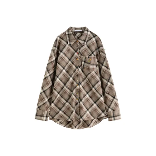 FANSILANEN Бежевый Коричневый Женская Рубашка