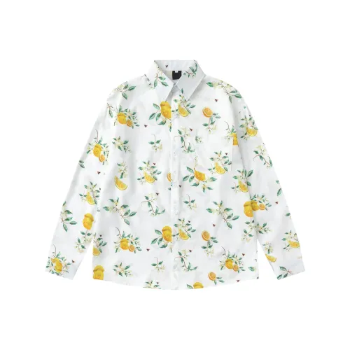 51XXHA Белый Унисекс Рубашки