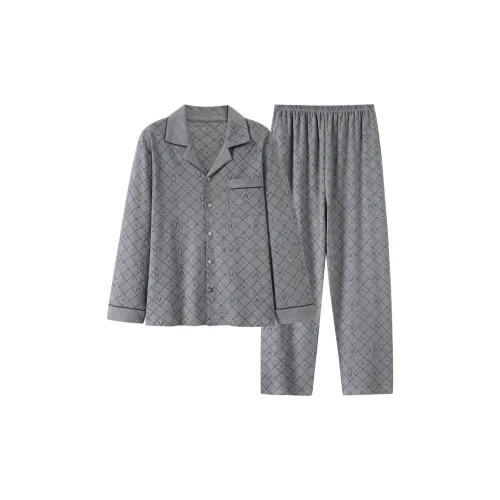 FENTENGCARE Серый Мужской Пижамный Комплект