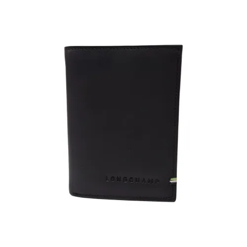 LONGCHAMP Кошелек из коровьей кожи мужской черный