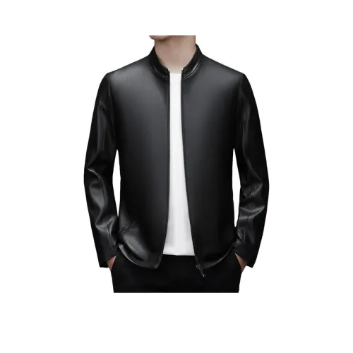 EMINU Мужские кожаные куртки