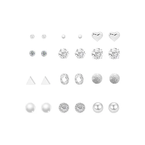 EUA Alloy Stud Earrings Women's