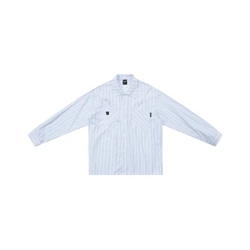 EYEUNDERSTAND Светло-синие унисекс рубашки