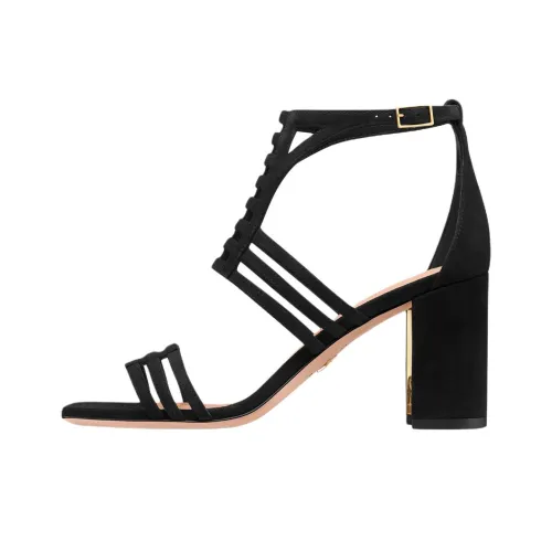 DIOR D Art One Ремешок Сандалии 8 см Женские Черные